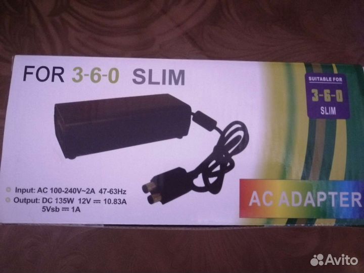 Адаптер/блок питания для игровой приставки xbox
