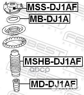 Подшипник опоры амортизатора MB-DJ1A MB-DJ1A