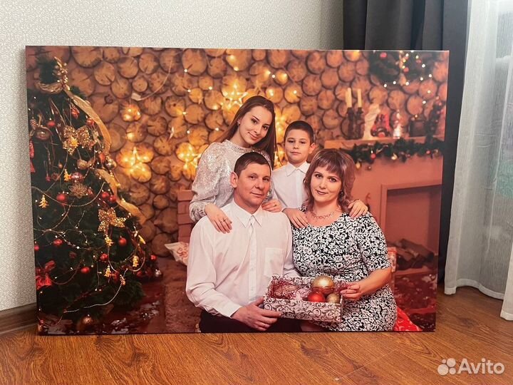 Портрет по фото на холсте