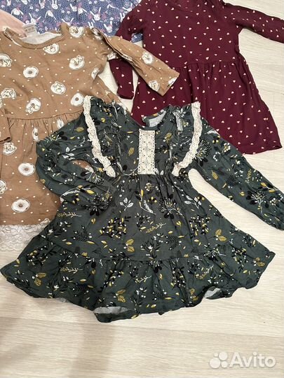 Платье для девочки 80-86