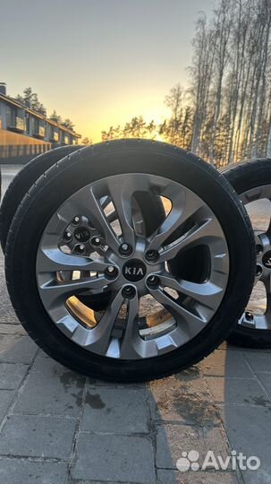 Колеса лето 225 45 r17 5x114.3 kia