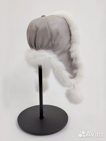 Шапка ушанка женская