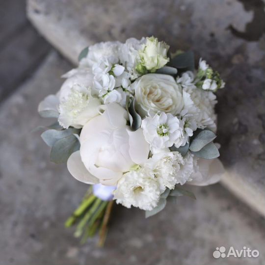 Букет невесты сведебный букет бутоньерка