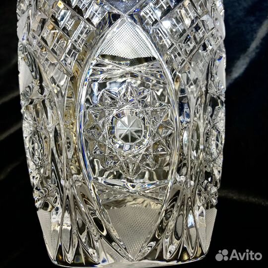 Ваза для цветов. Хрусталь. Чехословакия. 25см