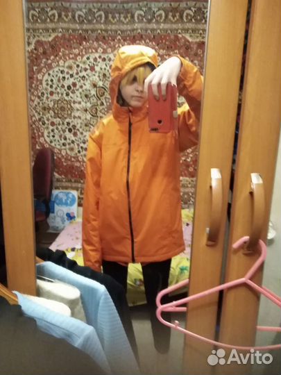 Куртка осенняя рыжая