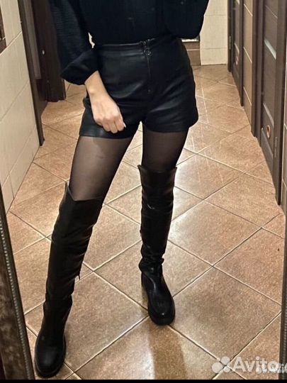 Кожаные шорты