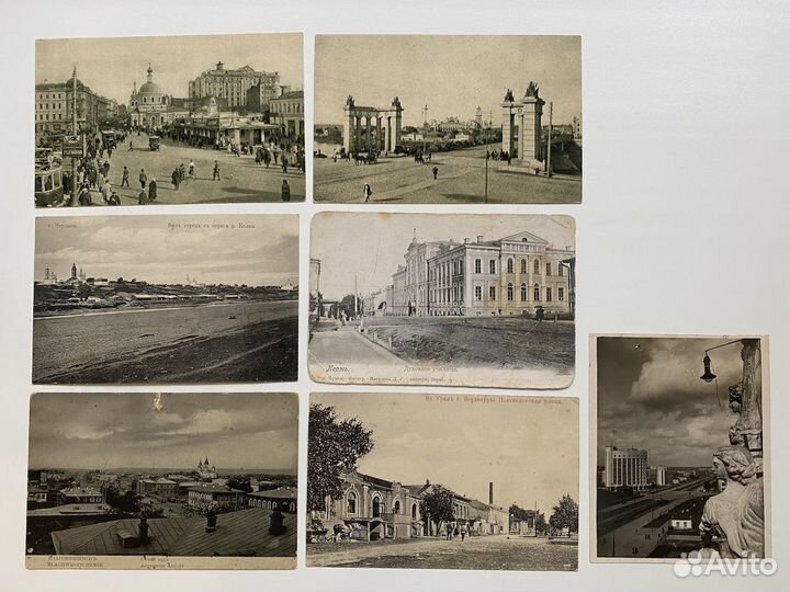 Виды городов и другие открытки от начала 19 века