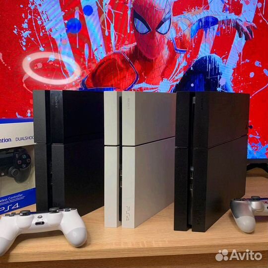 Sony PlayStation 4+ игры/геймпады/доставка