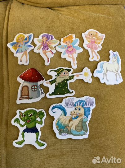 Набор стикеров для игр в ванной