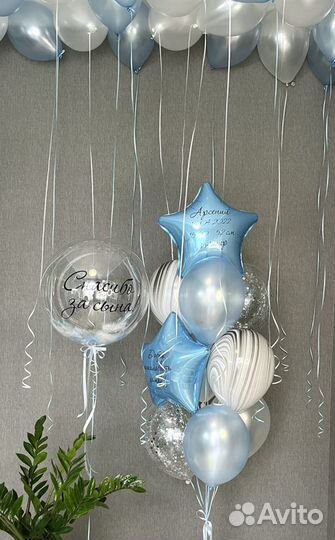 Воздушные шары на выписку из роддома