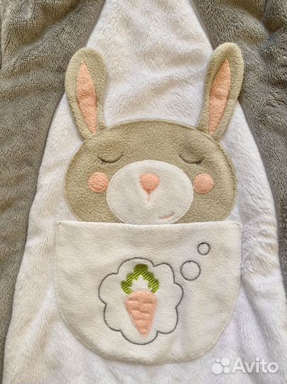 Конверт на выписку теплый с комбинезоном