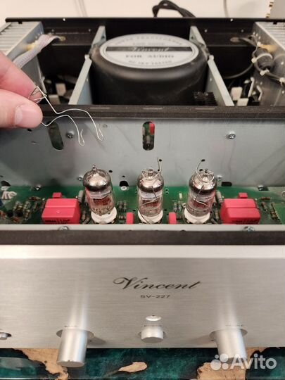 Стоковые лампы 12AX7 из усилителя Vincent SV227
