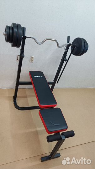 Скамья со стойками