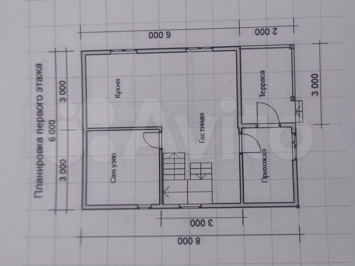 Дом 90 м² на участке 6 сот.