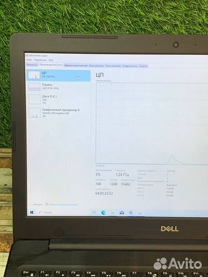 Ноутбук Dell i3-8130 8GB 256SSD 15,6 FHD IPS