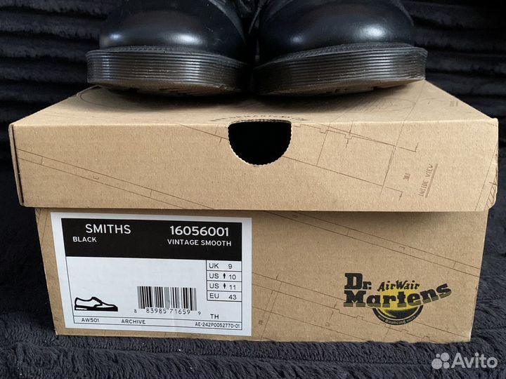 Архивные туфли / полуботинки Dr. Martens оригинал