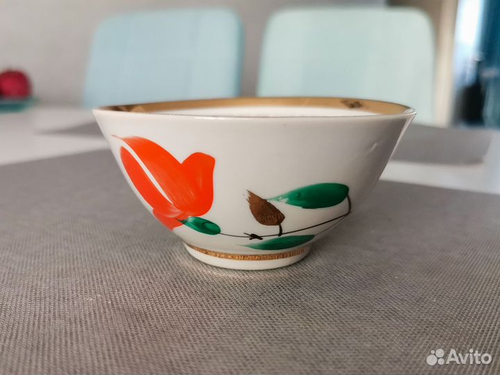 Пиала фарфор СССР Ташкентский завод