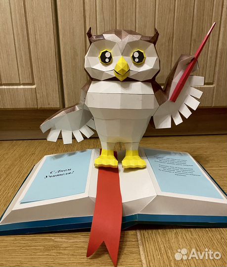 Паперкрафт Фигуры полигональные из плотной бумаги