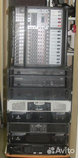 Усилители звука 150-2000W Pro 9ш Crown Yamaha Leem