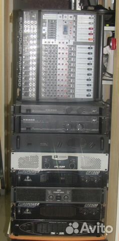 Усилители звука 150-2000W Pro 9ш Crown Yamaha Leem