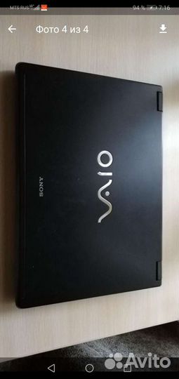 Ноутбук б/у Sony Vaio