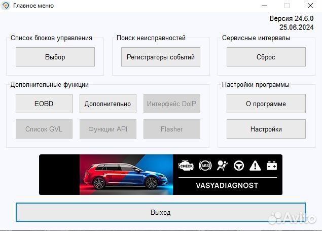 Вася диагност 24.6.0 PRO (Беларусь)