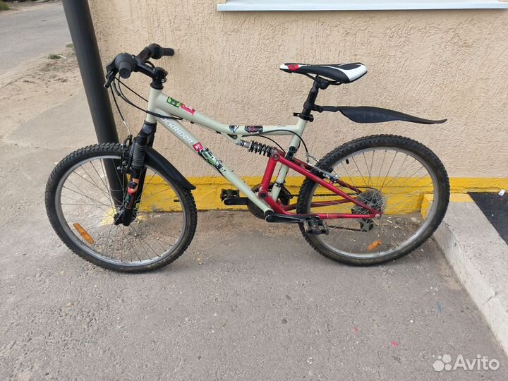 Велосипед детский двух подвес rockrider 24