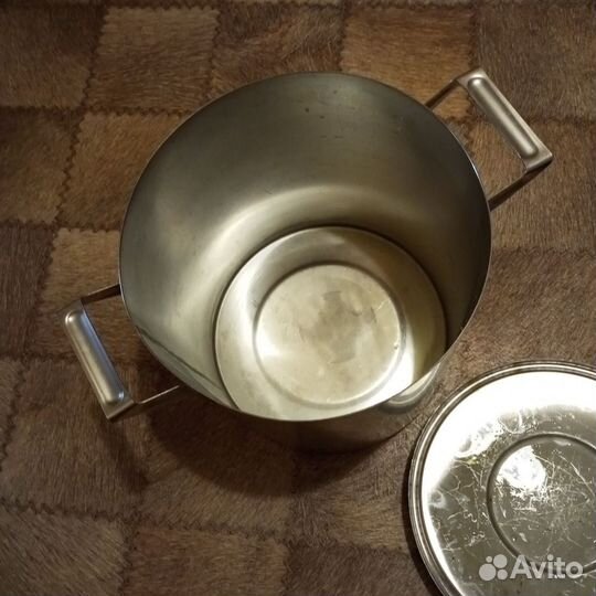 Бак из нержавейки 30 л с крышкой