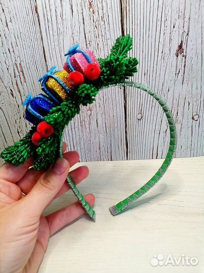 Ободок-елочки