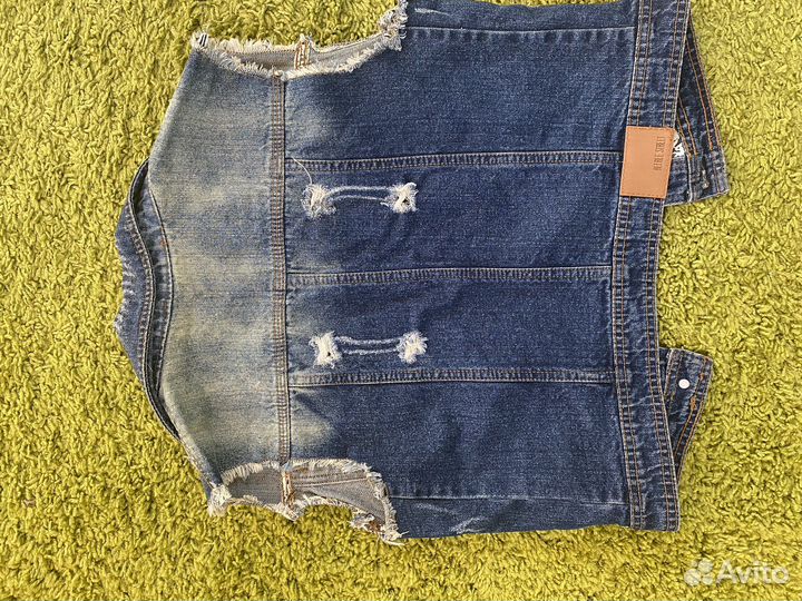 Жилет джинсовый женский