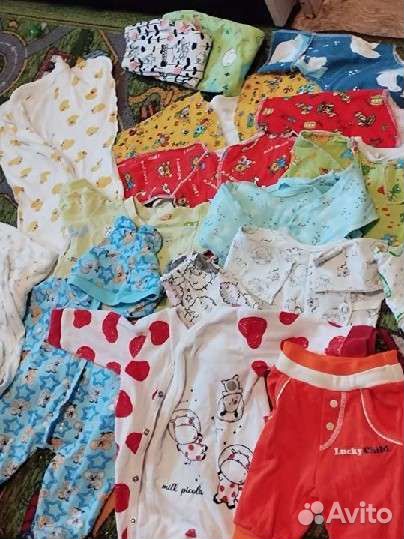 Вещи на новорождённого от 50 р до 74