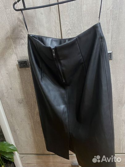 Кожаная юбка