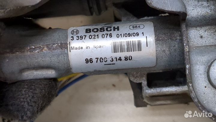 Механизм стеклоочистителя передний Peugeot 407