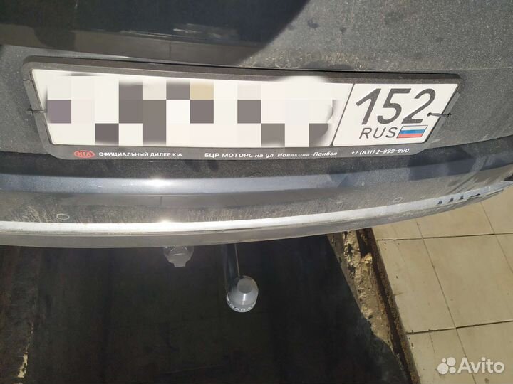 Фаркоп для Kia Sportage рестайл 2018- без выреза