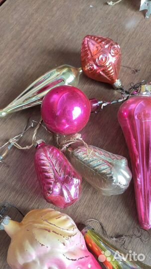 Елочные игрушки СССР советские