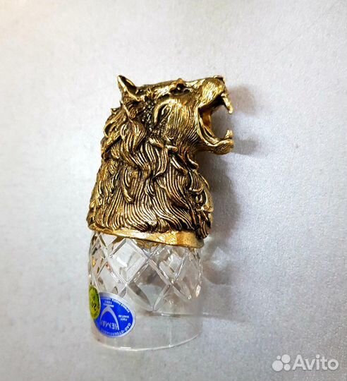 Стопки -перевертыши хрустальные