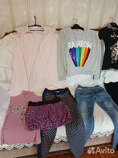 Вещи пакетом на девочку 12-14 лет