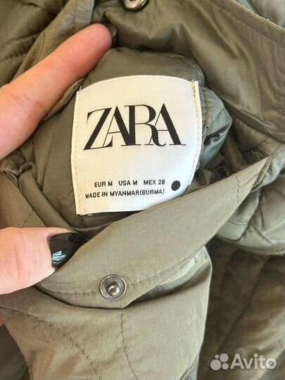 Куртка женская стеганная zara