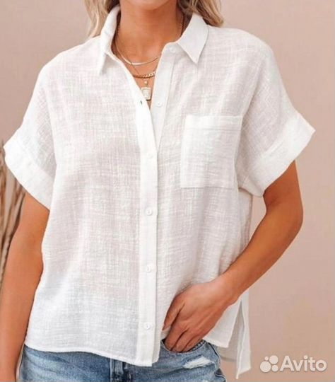 Рубашка хлопок женская (рр46-56)