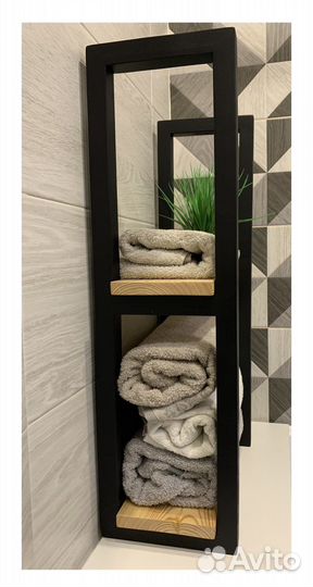 Полка настенная для полотенец