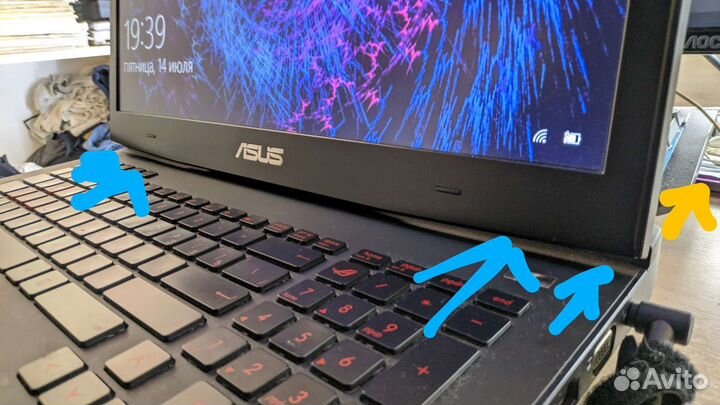 Прекрасный игровой ноутбук Asus ROG на i7