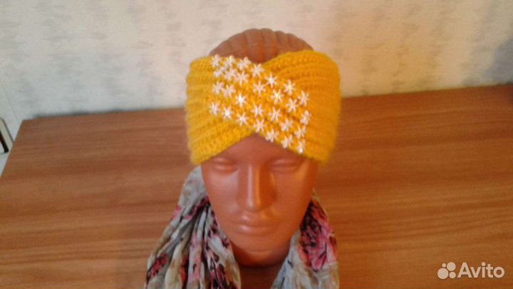 Повязка вязаная