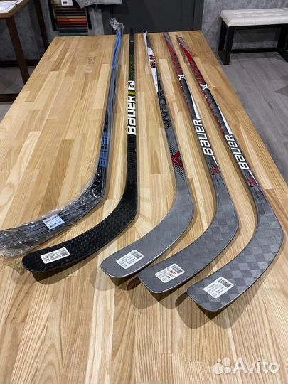 Клюшки хоккейные Bauer Vapor, Nexus, Supreme