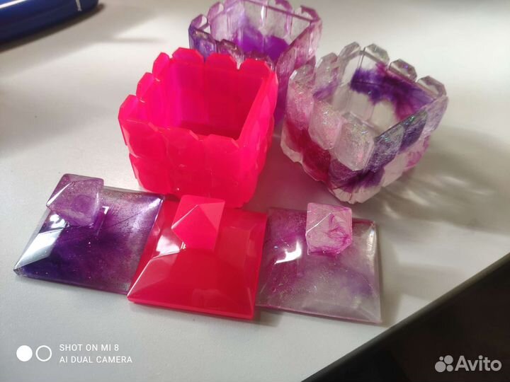 Шкатулки из эпоксидной смолы