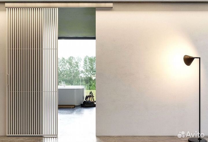 Раздвижная реечная дверь