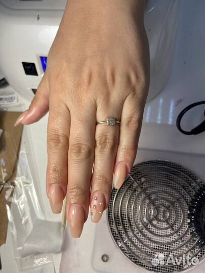 Маникюр шеллак наращивание ногтей