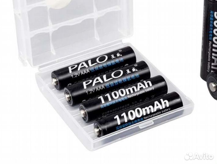 Аккумулятор Palo AAA 1100mAh и AA 3000mAh
