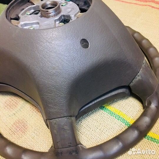 Руль Mercedes w202 w210 коричневый