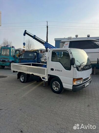 Бортовой грузовик Isuzu Elf с КМУ Tadano, 1995