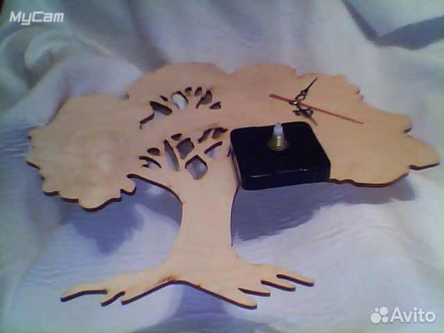 Бумага для декупажа. Краска. Заготовка для часов